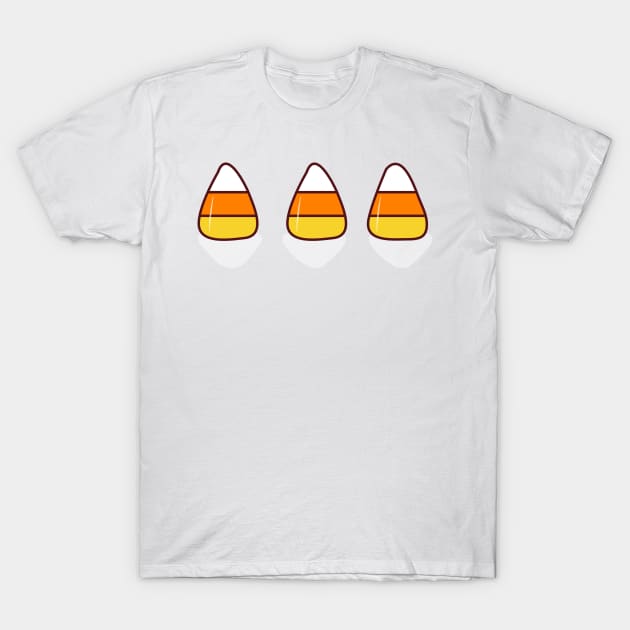 Candy Corn T-Shirt by mrsmauve